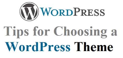 Choose New WordPress Theme