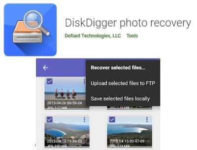 DiskDigger Photo Recovery App