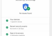 Google Security Checkup Tool