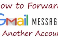 Forward Gmail Message