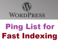 Ping List Fast Indexing