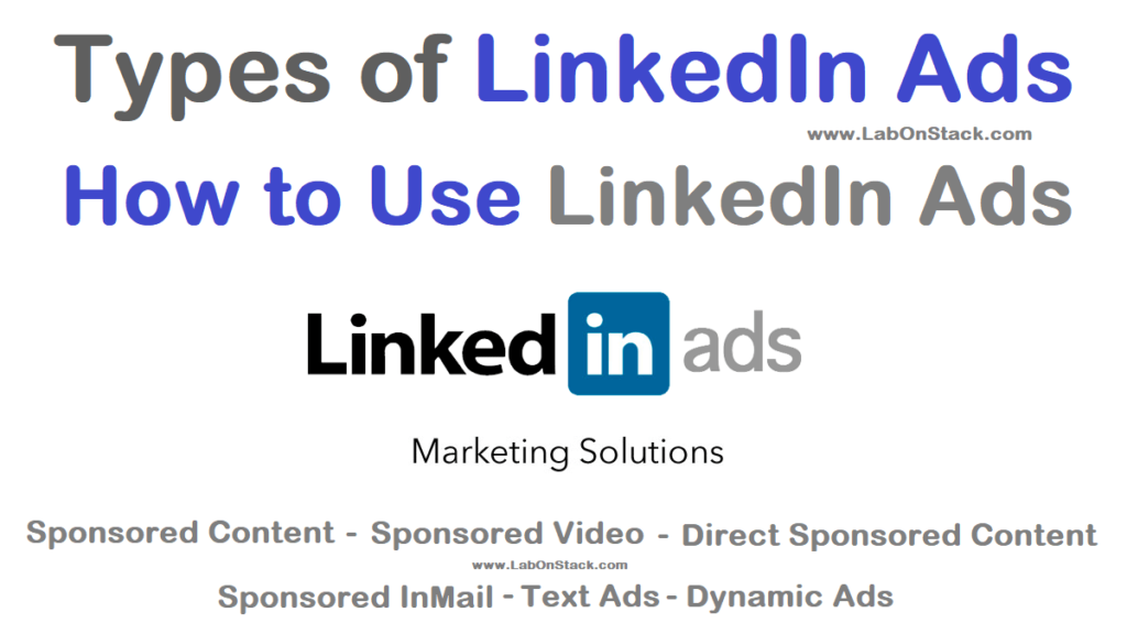 Types of LinkedIn Ads